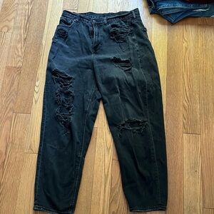Black american eagle jeans